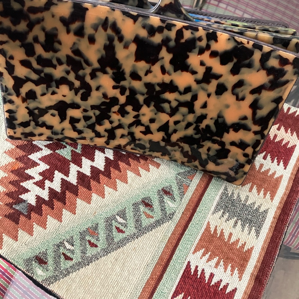 Stylish Tortoiseshell Clutch